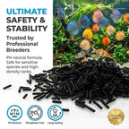 Sukh 310g Acid Free Activated Carbon Pellets - Activated Charcoal Bulk Activated Carbon Aquarium Charcoal Pellets Activated Charcoal Filter Carbon Aquarium Filter for Waterbox Aquariums Pond Fish Tank