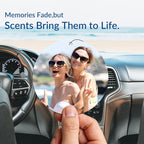 Custom Air Fresheners with Picture - Personalized Double Sided Photo Air Freshener, Customized Air Freshener for Car Wardrobe Bathroom Hanging Ornaments (A4-Round)