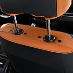 FLORICH Leather Seat Covers for Cars Front Car Seat Cover Premium Automotive Seat Covers Waterproof Car Seat Cushion Protector Universal Fit for Most Cars SUV Trucks, Brown&Black