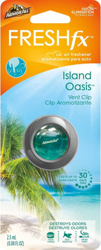 Armor All FRESH fx Car Air Freshener Vent Clip – Island Oasis Scent (0.08 fluid ounces)