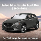 EcoNour Windshield Sunshade Compatible for Mazda CX-3 2016-2019 2020 2021, Sun Visor for Front Windshield & Window Sun Shade Cover, UV Heat Blocker & Protector, Car Accessories