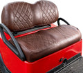 NOKINS Golf Cart Vinyl Diamond Seat Covers kit, Fit Club Car Precedent/Tempo/Onward Premium Front Seat Cushion, Soft/Scratch-Resistant/No Stapler Needed