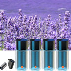 Smart Car Air Freshener Diffuser, Aromatizante para Carro Inteligente Intelligent Car Aroma (4pcs Oils,Lavender), Rose