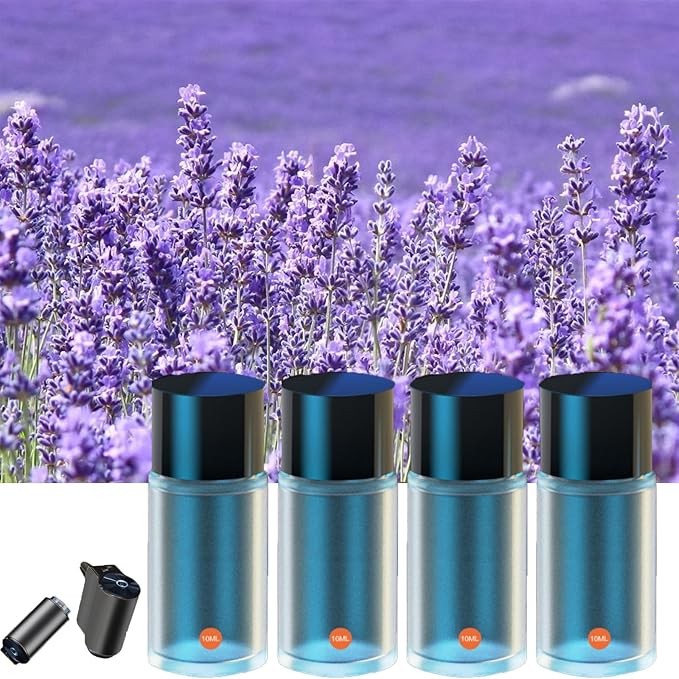 Smart Car Air Freshener Diffuser, Aromatizante para Carro Inteligente Intelligent Car Aroma (Diffuser+1pcs Oils,Osmanthus)