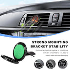 2PCS 30mm Car Diffuser Vent Clips, Tree of Life Aromatherapy Essential Oil Diffuser Locket with 12 Felt Pads, Stainless Steel Car Diffuser Locket Air Freshener (Style1)
