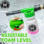 Wontolf CWK188 Car Wash Kit with Foam Gun, Car Wash Soap, Interior Detailer Cleaner, Wheel Cleaner, Car Care Cleaning Detailing Kit for Cars Trucks RVs SUVs Motorcycles (Works w/Garden Hose), 10 Items