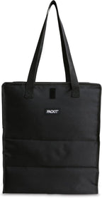 PackIt Freezable Grocery Tote, with EcoFreeze Technology, Foldable, Reusable, Zip Closure, Dual Handles