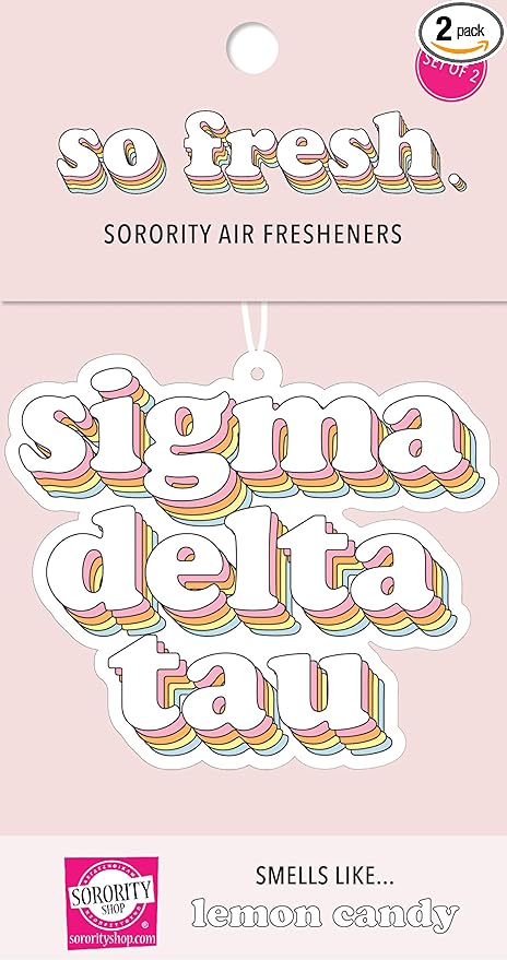 Sigma Delta Tau - Retro Air Freshener - 2/Pack