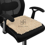 LACDL Beaded Car Seat Covers for Cars, Cooling Bead Seat Cover for Trucks & SUVs(headrest Removable only) - Auto Ventilated Seat Cooler Pad, Natural Wood Breathable Beads Sweat Protector, Burlywood