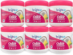 Bright Air 14 oz. Super Odor Eliminator, For Medium-Size Spaces, Tropical Paradise & Pineapple Scent, Case of 6, Air Freshener, Natural Essential Oils, Lasts Up to 90 Days Each