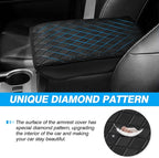 FIILINES Center Console Cover for Toyota 4Runner 2010-2024, Armrest Cover Pad Cushion 4Runner Accessories Armrest Cover Anti-Scratch Black