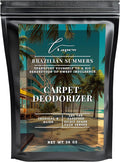 Lapew Brazilian Summers Carpet Deodorizer Powder - Brazilian Waves Freshener for Vacuuming | Scented Odor Eliminator for Home | 36 oz