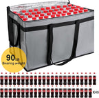 musbus Premium Insulated Food Delivery Bag XXL - 23x14x15 inches Waterproof Catering Supply Bag for Hot Food Delivery - Premium Food Warmer Bag for Uber Eats and Doordash Food Delivery