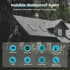 Invisible Waterproof Sealant, Water- Based, Clear Waterproof Coating, Transparent Glue Anti-Leakage Agent for roof & Walls, Indoor and Outdoor Liquid Paint Adhesive (32 floz)