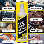 – Leather Vinyl Conditioner LVC, Protect Your Leather, Rubber, Plastic and Vinyl from Wearing, Drying & Cracking. No Greasy Film. Will Not Attract Dust! - 8 fl. oz.