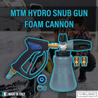 MTM Hydro Wide Mouth PF22 Foam Cannon and SG28 Trigger Gun Kit for Pressure Washer Commercial Grade Made in Italy