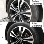 9Pcs Grey Wheel Tire Brush Set - Cleaning Brushes for Wheels, Tires, Rims & Spokes