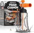 maXpeedingrods Foam Cannon for Pressure Washer, Wide Mouth Quick Release Car Wash Foam Gun with Adjustable Soap Cannon, Thick Snow Foam Lance for Car Wash, 1/4'' Quick Connector, with 2 Orifice Nozzle