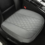 West Llama Front Car Seat Cover Protector, Comfortable Velvet Bottom Seat Cover Fits 95% of Vehicles,Cars,SUVs,Sedans,21.26 × 20.86 Inch(1PC-Gray)