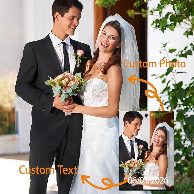 5-500pcs Custom Air Fresheners with Picture, Double Sided Car Air Freshener with 20 Scents, Personalized Gifts for Valentine's Day Birthday Anniversary (Rectangle)