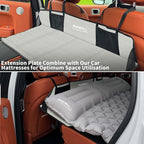Portable Air Mattresses for Sleeping,Car Rear Seat Mattress Extension Plate,Folding Car Bed Mattress,Increase Travel Trunk Space & Car Bed Camping Space for Car/SUV/Model Y/3-Camping Essential ﻿