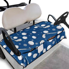 Biyejit Golf Cart Seat Covers with 4 Pockets Golf Cart Seat Towel Blanket Fits 2-Seat Golf Carts, Golf Cart Accessories