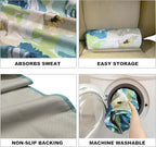 Car Seat Covers 2pcs Waterproof Towel Car Seat Cover Universal Fit for Most Trucks SUV Fitness Athletes Pets Gym and Water Sport(Chrysanthemum)