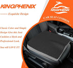 kingphenix Premium Car Seat Cushion, Memory Foam Driver Seat Cushion to Improve Driving View- Coccyx & Lower Back Pain Relief - Seat Cushion for Car, Truck, Office Chair (4D Mesh Classic Black)