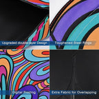 Windshield Sun Shade - Car Sun Shade Windshield, Reflector Sunshade Offers Ultimate Sun Protection for Hatchback, Truck, SUV, MPV