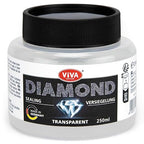 Viva Decor - Diamond Painting Sealant 8.45 fl oz for Lasting Hold and Glitter Effect, Transparent & Quick-Drying, Highly Efficient, Ideal as Diamond Painting Accessory