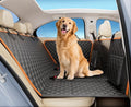 Pecute Dog Car Seat Cover for Back Seat, Back Seat Extender for Dogs 52 * 24.4in, Foldable in The Car, Hard PVC Panels Bottom Support to 330 lbs, for Cars/Mid-Size SUV/Small Truck
