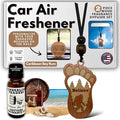 Personalized Car Air Freshener, Wood Diffuser and Fragrance Oil Set, Custom Message, Rearview Mirror Charm, Bigfoot Believe, Sasquatch, Auto Accessory for Men or Women (Caribbean Bay Rum)