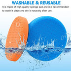 6 Inch Buffing Polishing Pads&Wool Buffing Pad ，with M14 Drill and 6 Inch Backing for Car Buffer Polisher, Washing Cleaning Waxing Dusting, 10PCS