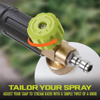 Sun Joe SPX-FC34-PRO Foam Cannon for SPX Series Electric Pressure Washers, Quick-Connect Inlet, 34 Fluid Ounces