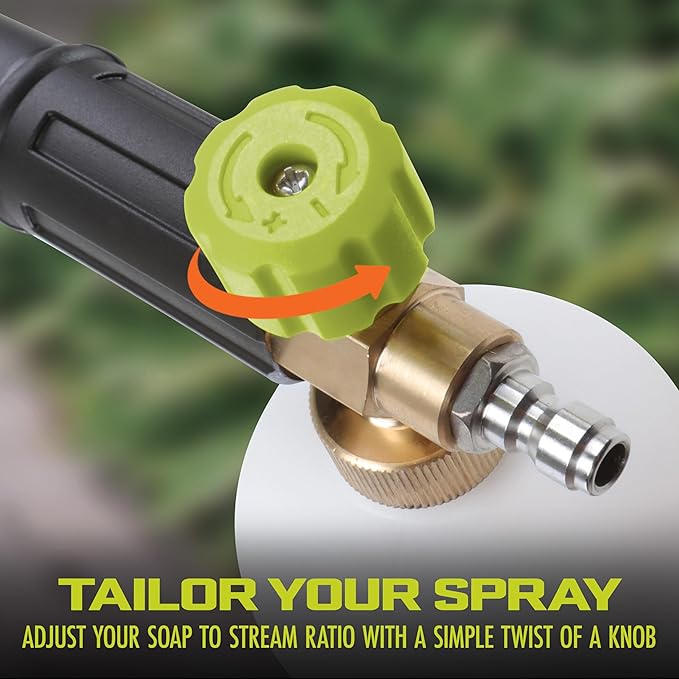 Sun Joe SPX-FC34-PRO Foam Cannon for SPX Series Electric Pressure Washers, Quick-Connect Inlet, 34 Fluid Ounces