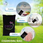 Charcoal Odor Absorber bag (4 Pack - 60 Gram with Hanger)