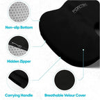 FORTEM Seat Cushion, Office Chair Cushion, Desk Chair Memory Foam, Sciatica Coccyx Tailbone Pain Relief, Pressure Relief, Sitting Pad, for Long Gaming & Sitting, Washable Cover, Non Slip, XL