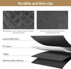 Dog Car Seat Cover,Pets Back Seat Extender,600D Heavy Durable 100% Waterproof Scratchproof Soft Dogs Hammock, Nonslip Backseat Protector for Cars Trucks SUVs