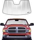 Windshield Sun Shade for Ram 2500/3500 2002-2009. Reflective Aluminum Film Front Window Sunshade - BLAZBLOCK