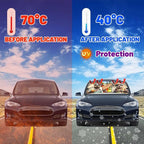 CHILL·TEK Funny Animal Car Windshield Sun Shade Umbrella, Funny Otters Car Sun Shade Umbrella, Block UV Rays Heat Foldable Windshield Umbrella Sun Visor Protector - Keep Vehicle Cool for Cars SUV