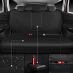 CAR PASS Neoprene Waterproof Seat Covers, Universal Fit Black Full Sets, Protective Interior Covers for Auto SUV, Vans, Sedans, Trucks