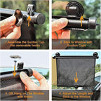 PLTCAT 2 Pack Large Car Sun Shade Side Window for Baby, Roller Vehicle Shades Sun Protection Shade for SUV Truck Side Window(Large-18''x20'')