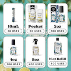Poo-Pourri Before-You-Go Toilet Spray,Fresh Sea Salt,4 Fl Oz,Up to 200 Uses,Bathroom Odor Deodorizer,Plant-Based with Essential Oils,for Home or Work,Sea Salt,Bergamot & Eucalyptus Scent,(Pack of 2)