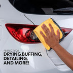 Chemical Guys Professional Grade Premium Microfiber Towels for Cars, Gold, 16" x 16", Ultra-Soft and Scratch-Free Car Detailing Cloths for Trucks, Motorcycles, and More - 12 Pack