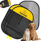 PotatoLife Pet Hair Removal Glove Upgraded Reusable Electrostatic Washable Fur Remover for Dogs Cats, Grooming Mitt for Couch, Sofa, Furniture, Carpet, Clothing and Car Seat, 2-Pack Large