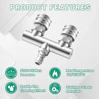 Dual Pressure Washer Tips, 2-in-1 Pressure Washing Nozzle Tips, Power Washer Dual Nozzles with 8PCS Power Washing Spray Nozzle (0, 15, 25, 40 Degree), 1/4" Quick Connect, 5000 PSI