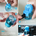 Cute Car Air Freshener 2 Pack, Lightbulb-Shaped Car Fresheners, Automotive Vent Clip, Long Lasting Scent, Essential Oils, Cute Car Accessories for Women, Fresh Scent