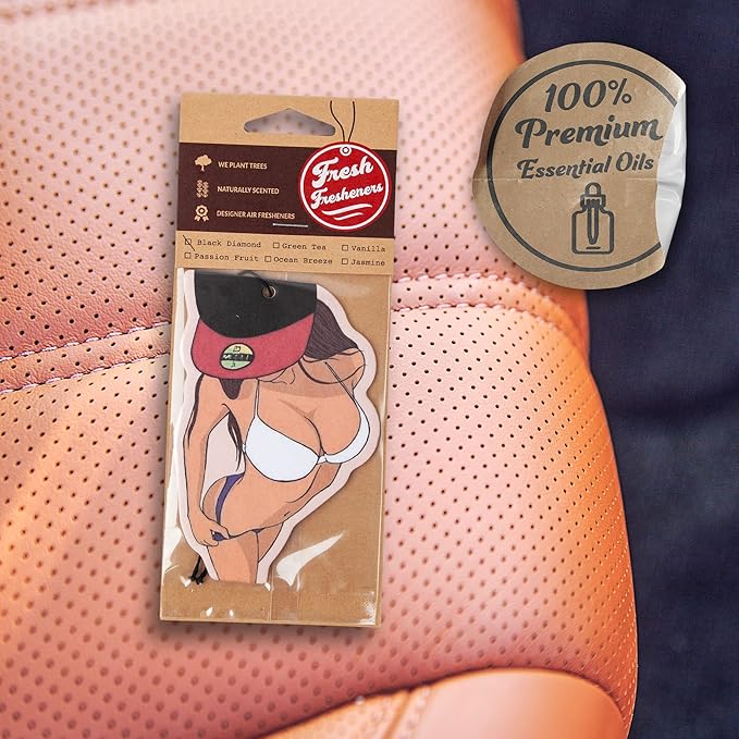 Funny Naughty Unique Car Air Fresheners Scented With Premium Oils By Fresh Fresheners (Italiana)