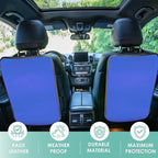 FH Group Faux Leather Auto Seat Back Kick Protectors, Heavy Duty Car Kick Mats for Kids –2-Pack Back Seat Protector for Driver and Passenger Seat, Waterproof Protection, Easy to Clean