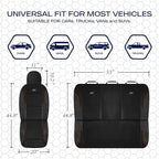 Skechers Memory Foam Car Seat Covers, Air Cool Mesh Thick Seat Covers, Car Seat Full Sets Airbag Compatible, Automotive Comfort for Most Cars,Vans,Trucks, SUVs,Brown
